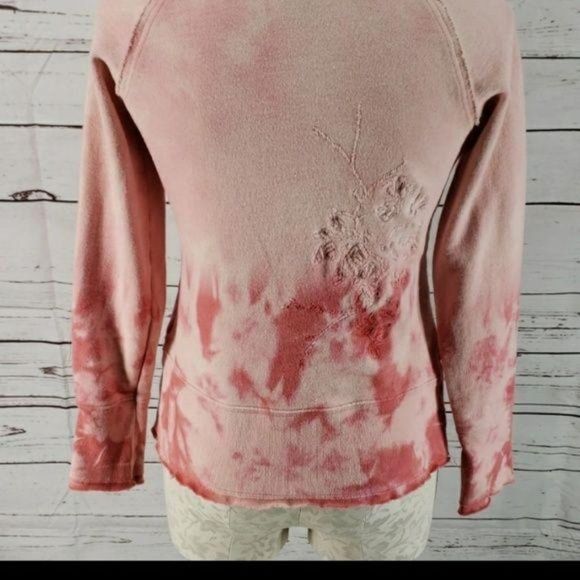 Calvin Klein Tie Dye Medium zip up pink ombre Hooded Jacket - Picture 5 of 7